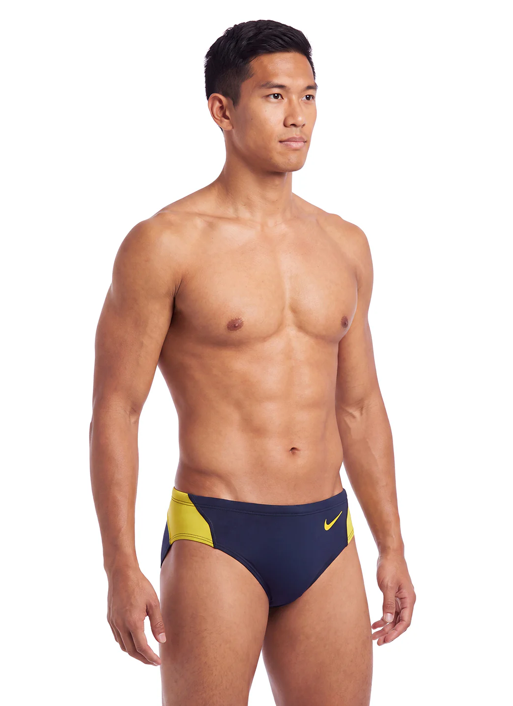 Nike Men's HydraStrong Colorblock Brief Swimsuit - Image 4