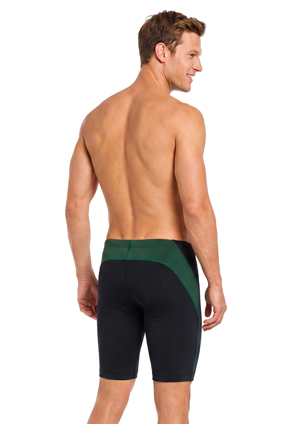 Nike Men's HydraStrong Colorblock Jammer Swimsuit - Image 45