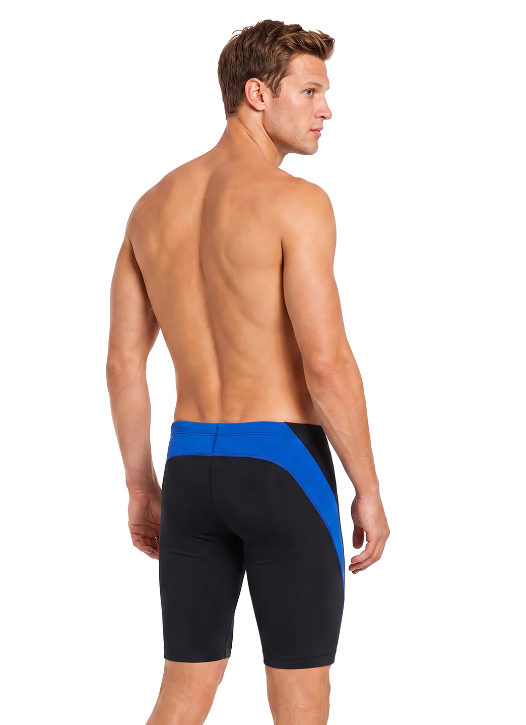 Nike Men's HydraStrong Colorblock Jammer Swimsuit - Image 55