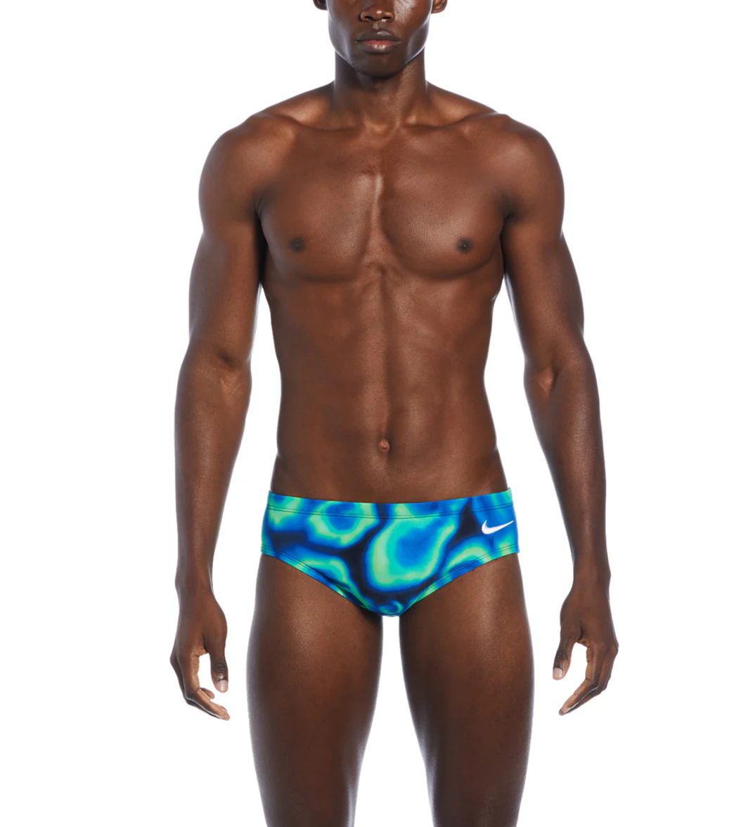 Nike Men's Hydrastrong Digi Haze Brief Swimsuit - Image 32