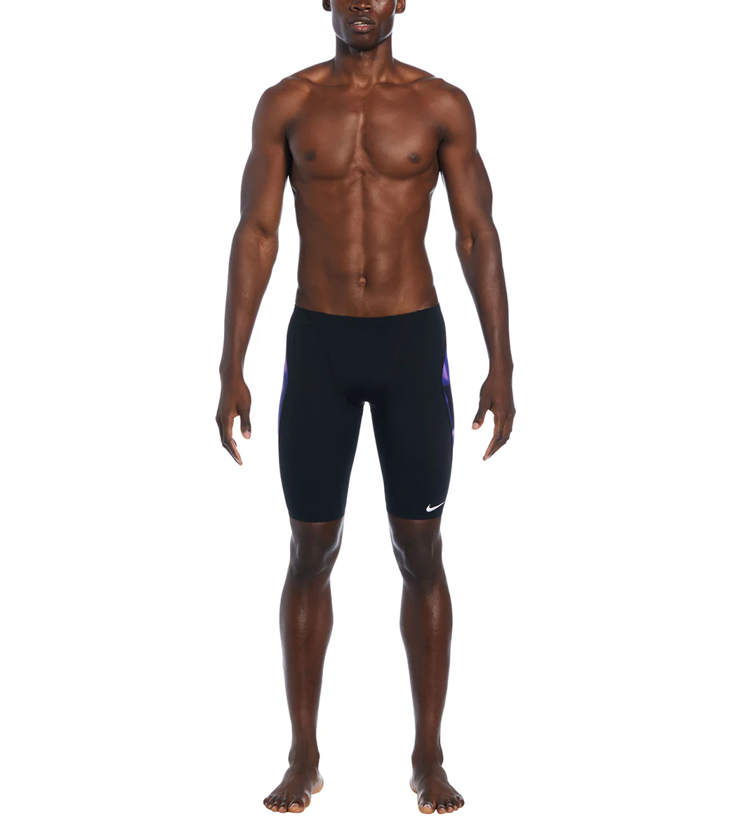 Nike Men's Hydrastrong Digi Haze Jammer Swimsuit - Image 46