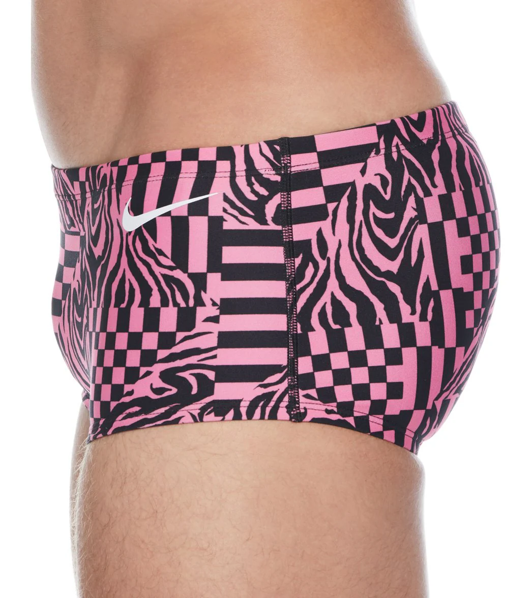 Nike Men's HydraStrong Multi Print Square Leg Swimsuit - Image 4