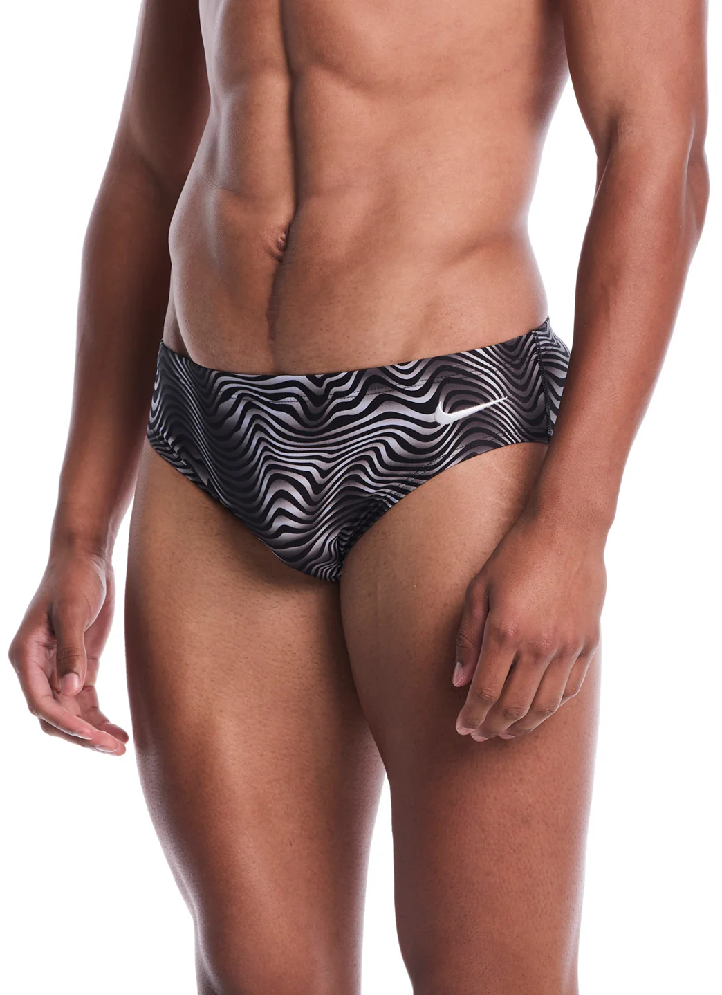 Nike Men's Hydrastrong Water Stripe Brief Swimsuit - Image 2
