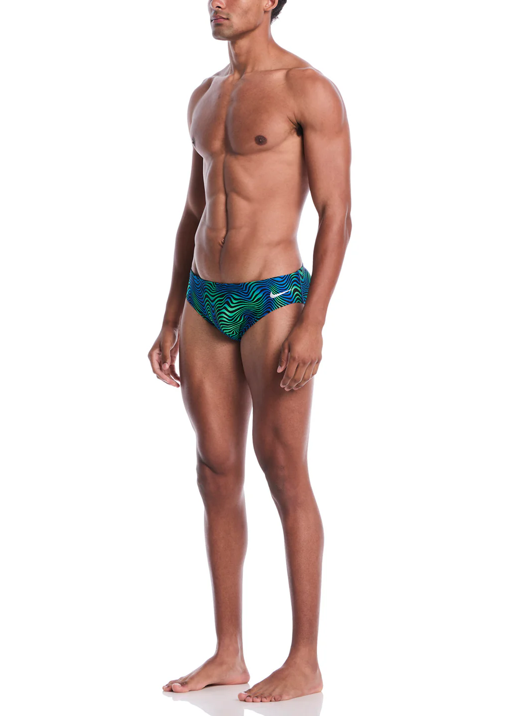 Nike Men's Hydrastrong Water Stripe Brief Swimsuit - Image 26