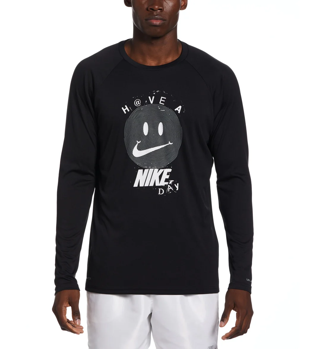 Nike Men's Hydro Long Sleeve Swim Shirt - Image 15