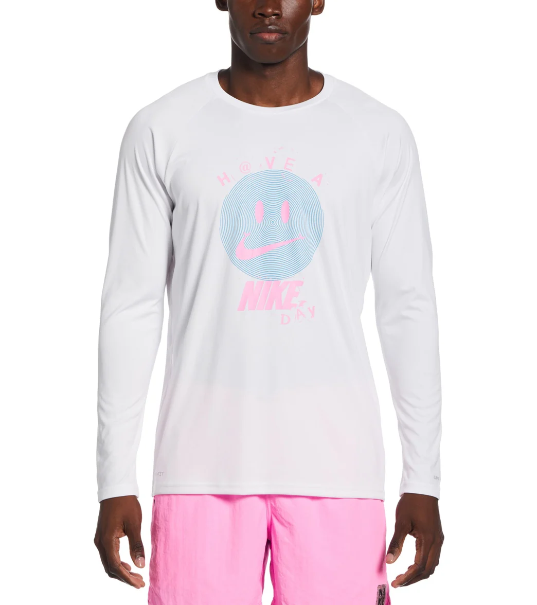 Nike Men's Hydro Long Sleeve Swim Shirt - Image 16