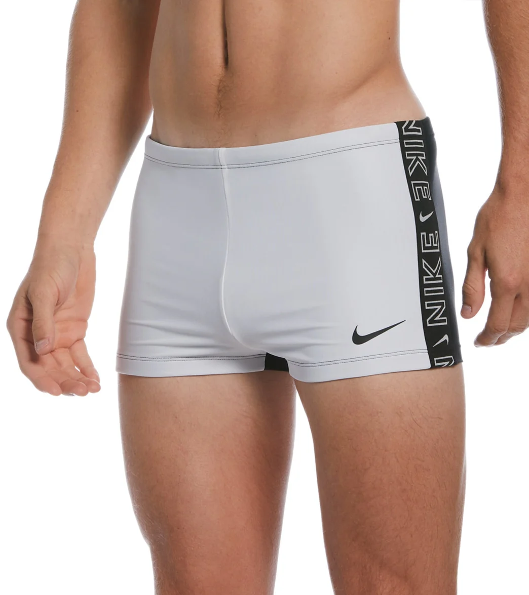 Nike Men's Logo Tape Square Leg Swimsuit - Image 6