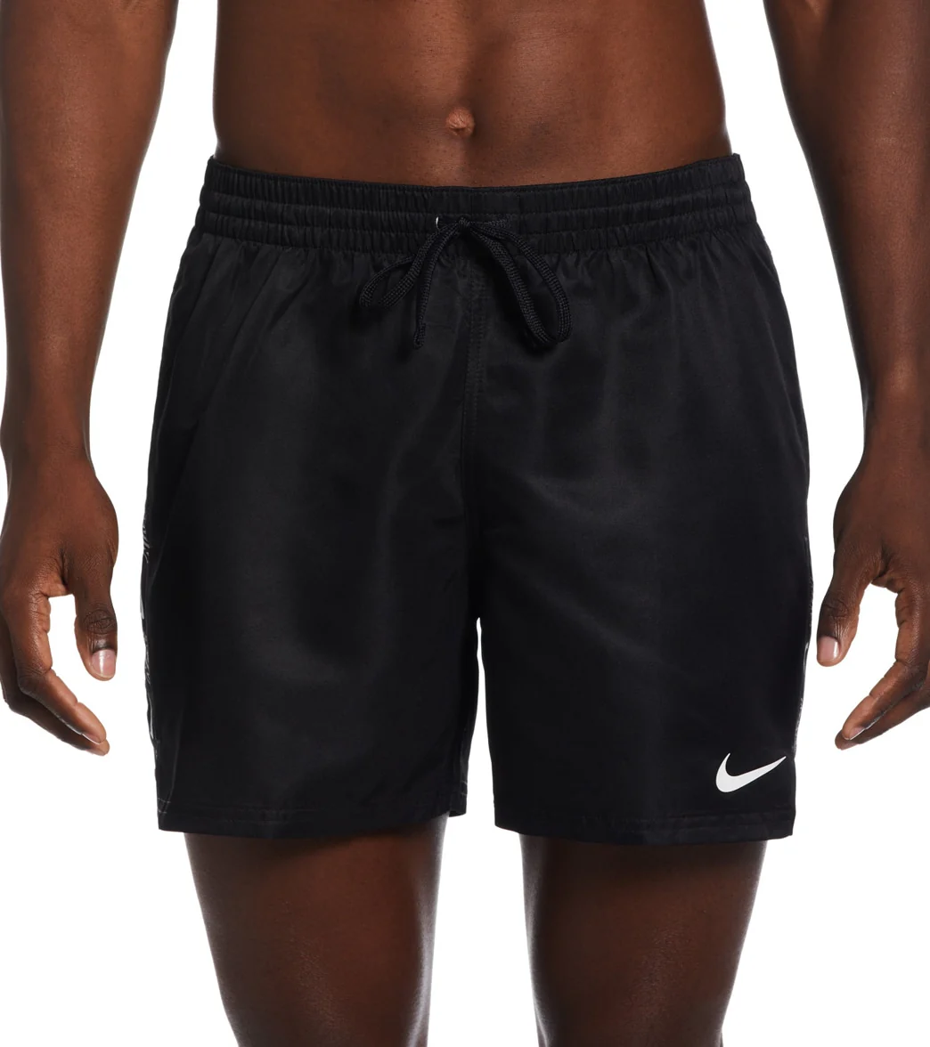 Nike Men's Logo Tape Swim Trunks - Image 58