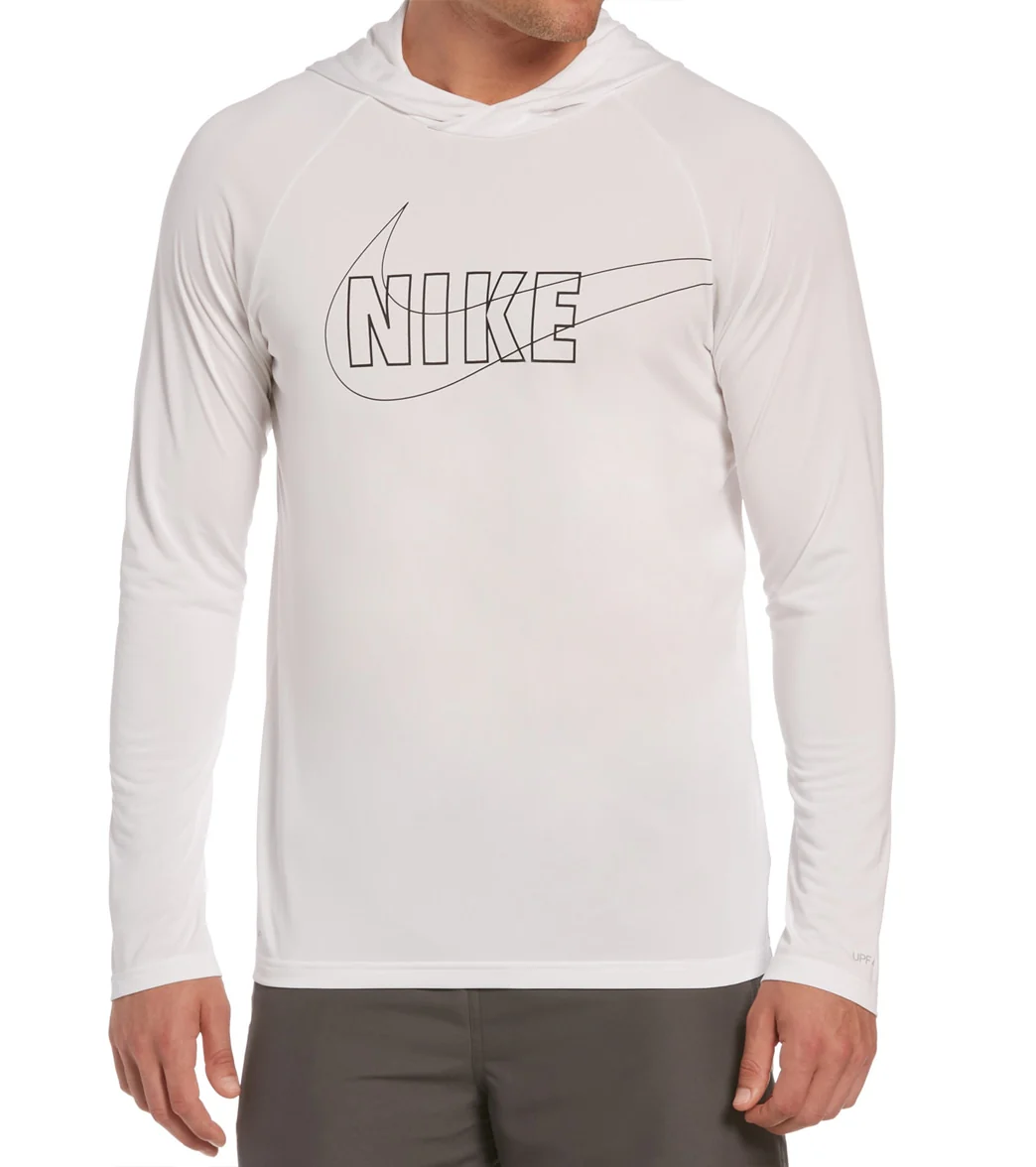 Nike Men's Outline Logo Long Sleeve Hooded Hydroguard - Image 12