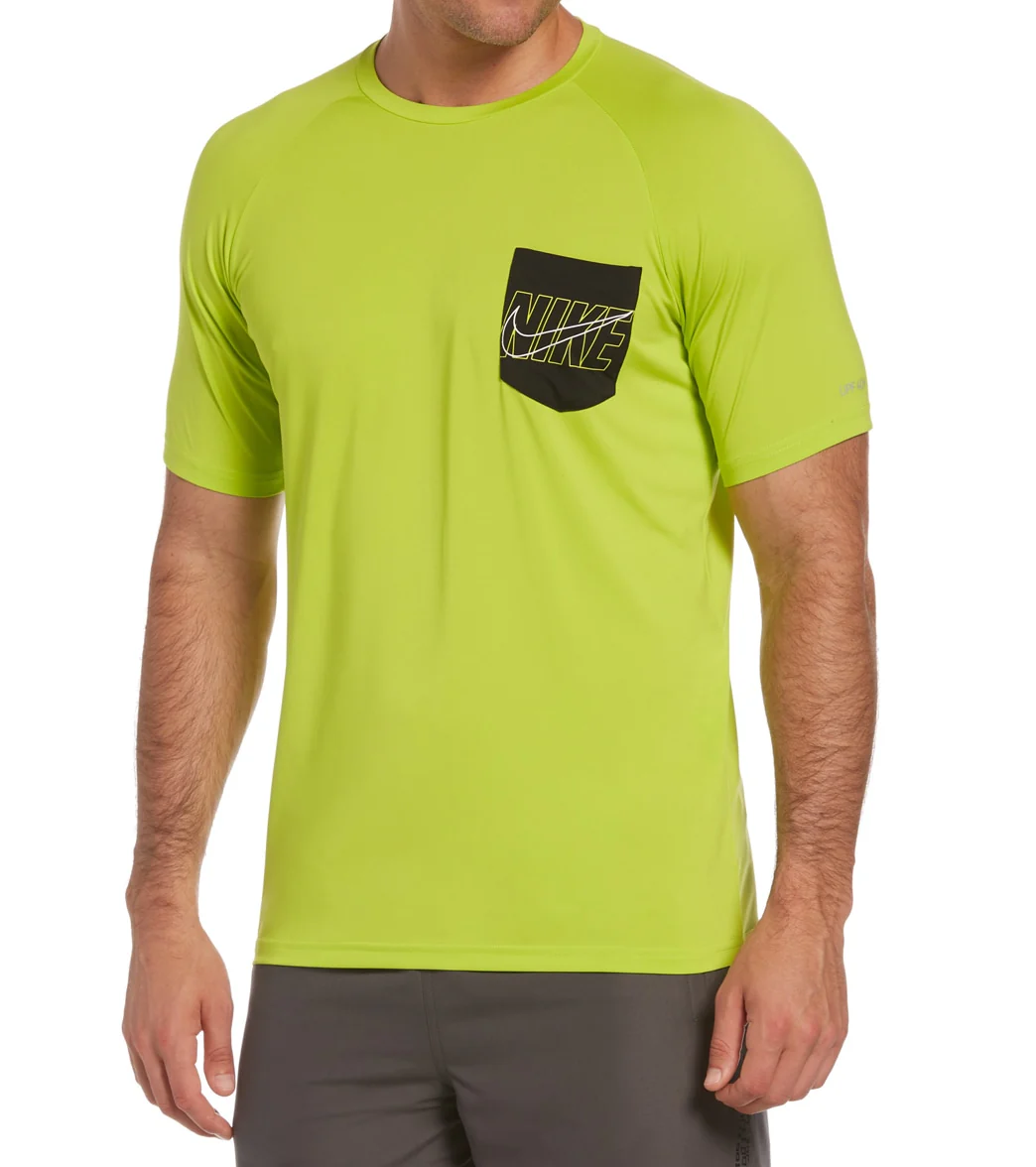 Nike Men's Outline Logo Short Sleeve Hydroguard - Image 6