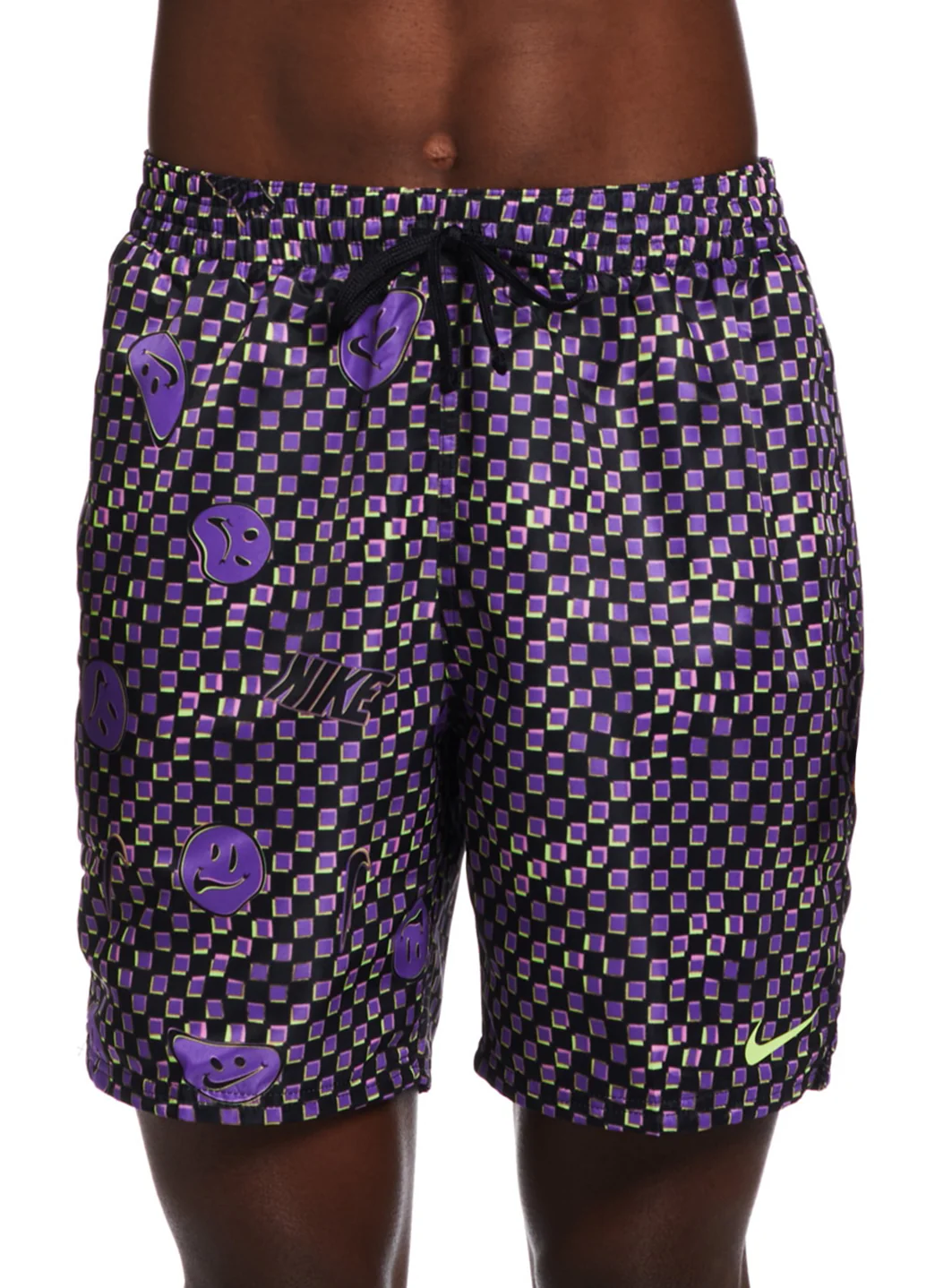 Nike Men's Smiles Check Swim Trunks - Image 3