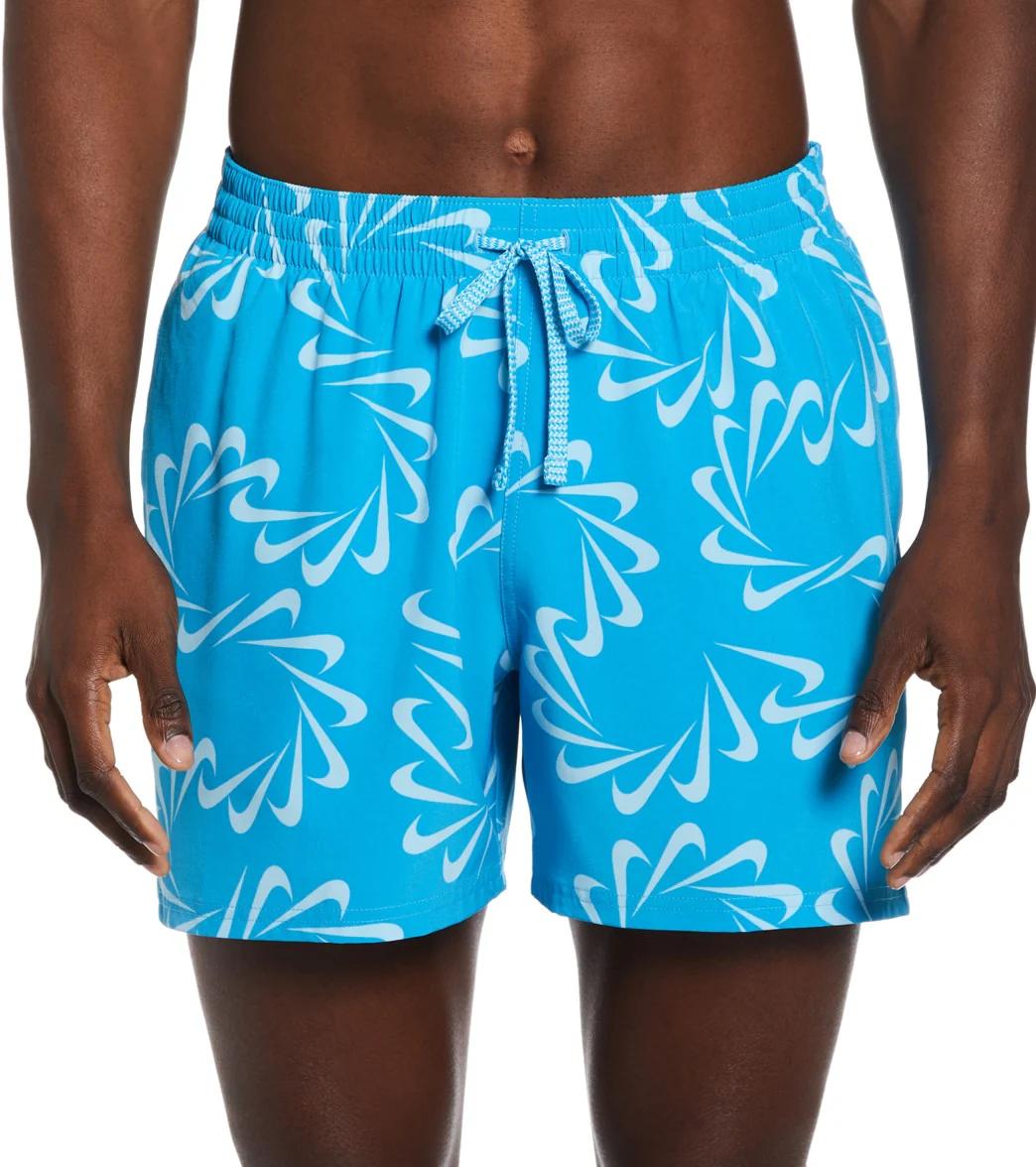 Nike Men's Swoosh Line Swim Trunks - Image 2