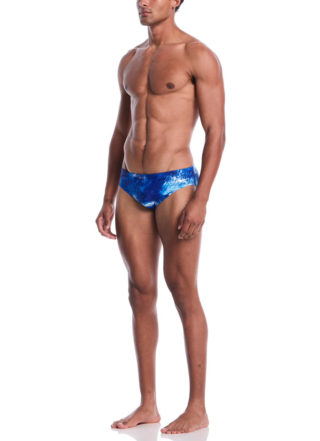 Nike Men's Watercolor Brief Swimsuit - Image 5