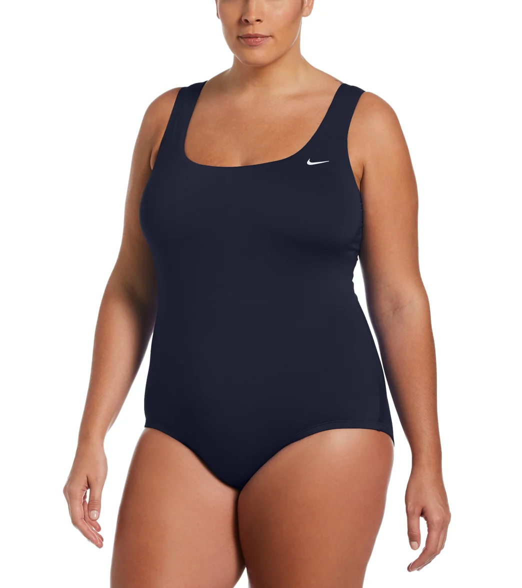 Nike Plus Size Chlorine Resistant Essential One Piece Swimsuit - Image 21