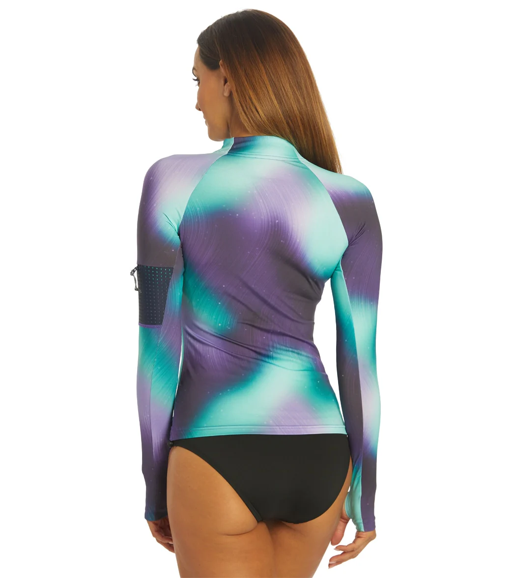 Nike Women's Aurora Long Sleeve Hydroguard Rash Guard - Image 5