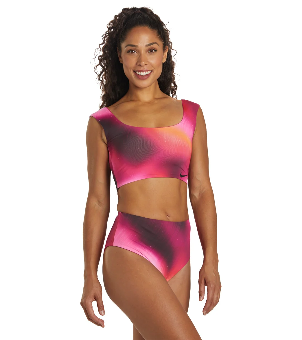 Nike Women's Aurora Reversible Crop Bikini Top - Image 4