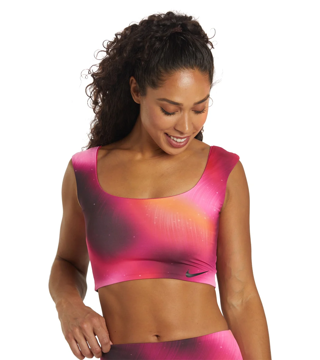 Nike Women's Aurora Reversible Crop Bikini Top - Image 7