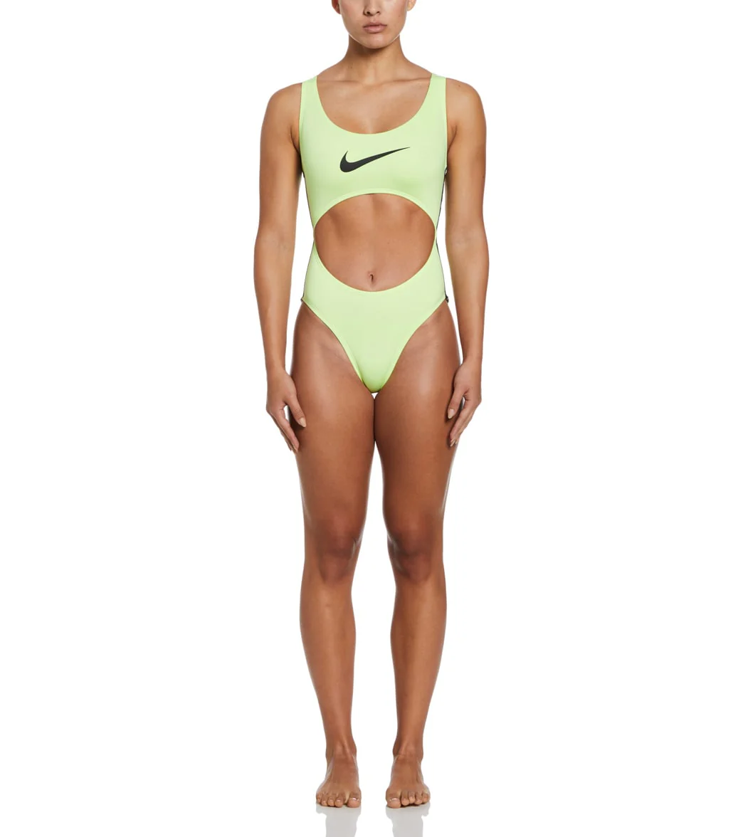 Nike Women's Cut-Out Tank One Piece Swimsuit - Image 3