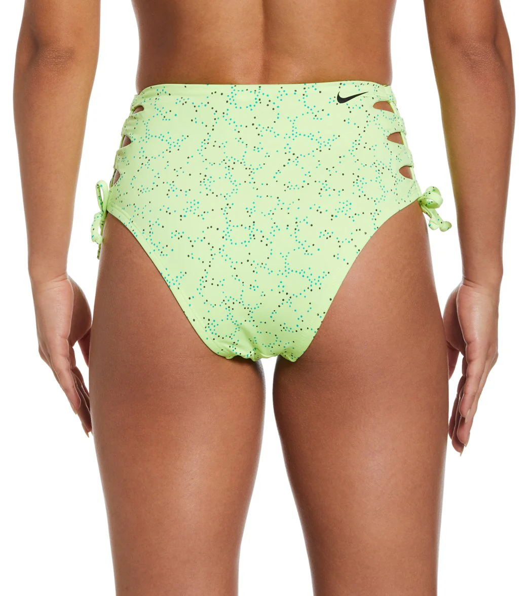 Nike Women's Dots High Waist Cheeky Bikini Bottom - Image 2
