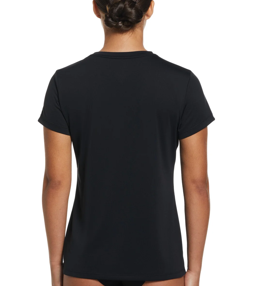 Nike Women's Essential Hydro Short Sleeve Swim  Shirt - Image 3