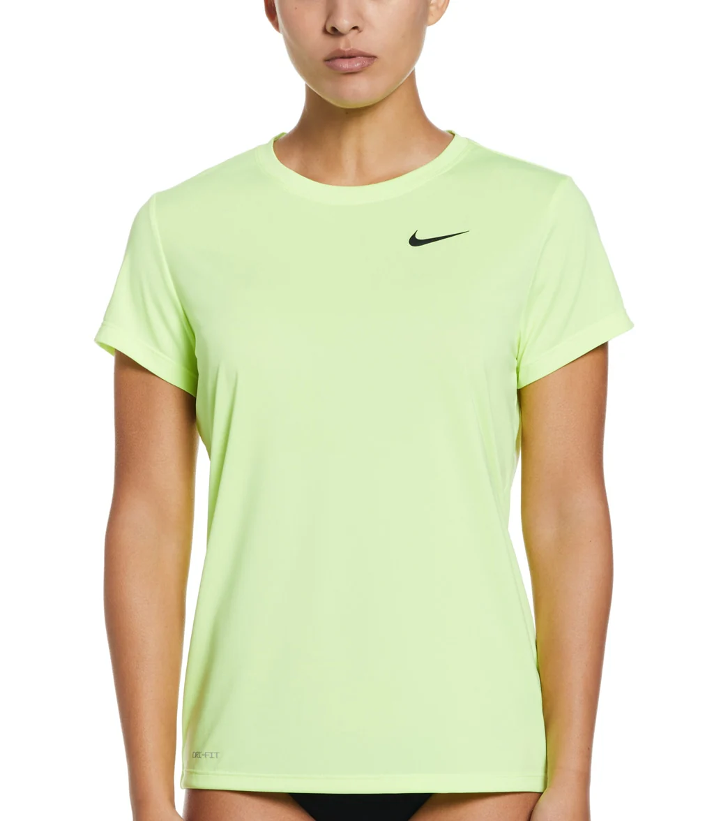 Nike Women's Essential Hydro Short Sleeve Swim  Shirt - Image 37
