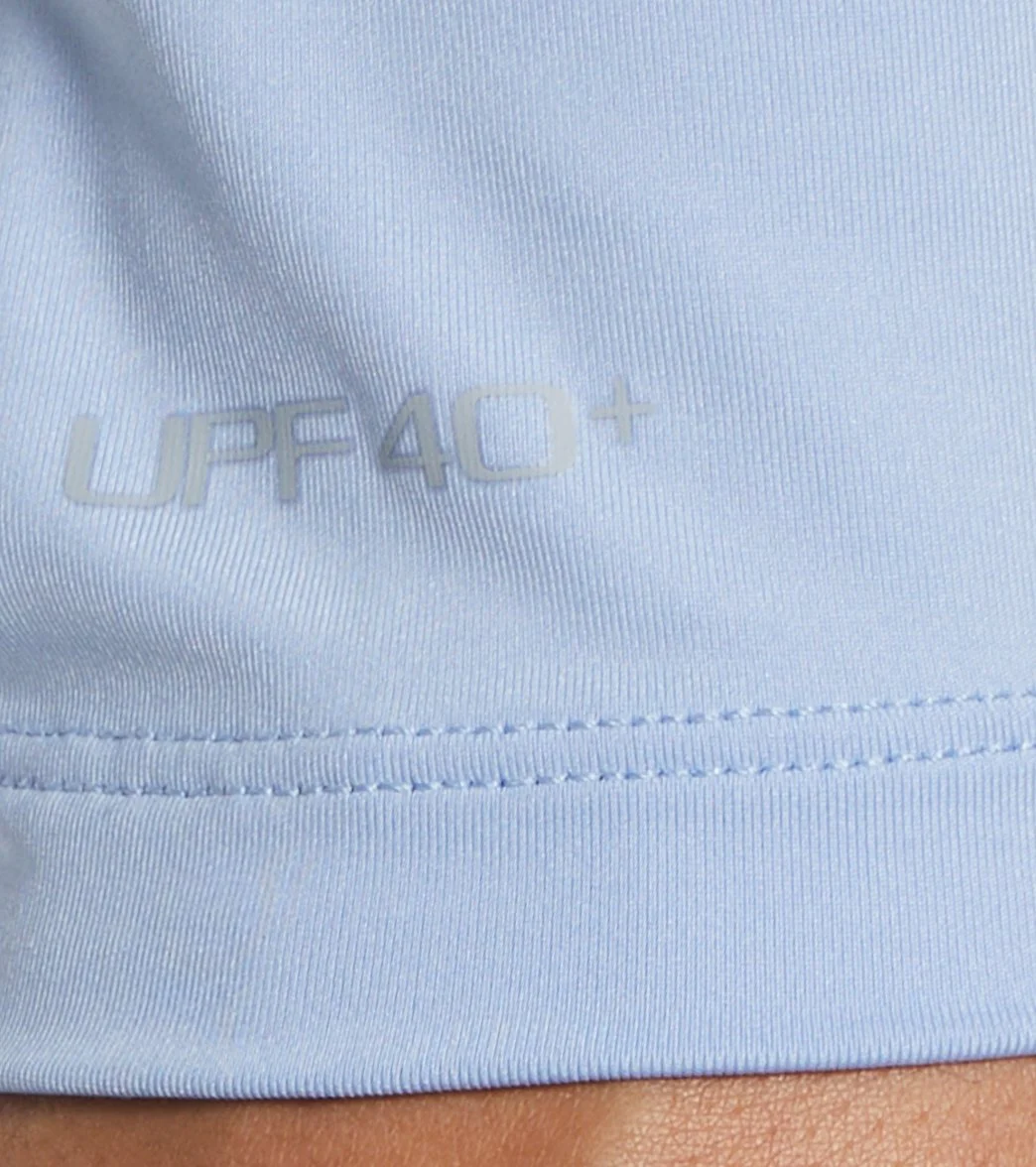 Nike Women's Essential Logo Long Sleeve Zip Cover Up - Image 6