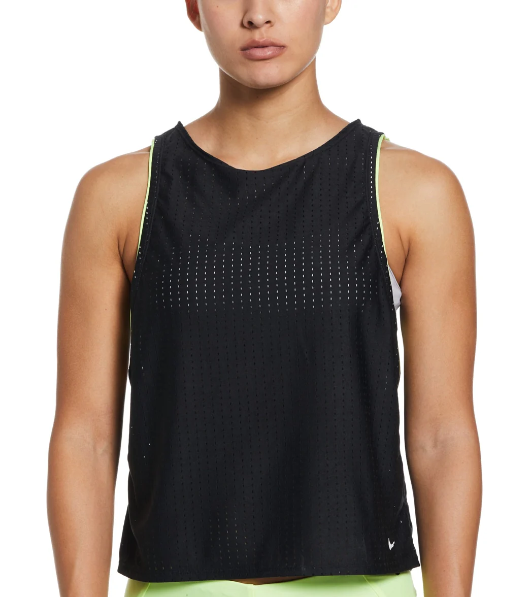 Nike Women's Horizon Stripe Layered Tankini Top - Image 17