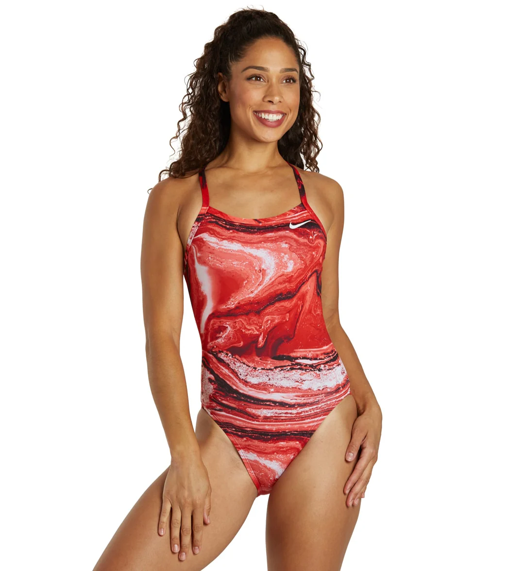 Nike Women's HydraStrong Crystal Wave Racerback One Piece Swimsuit - Image 19