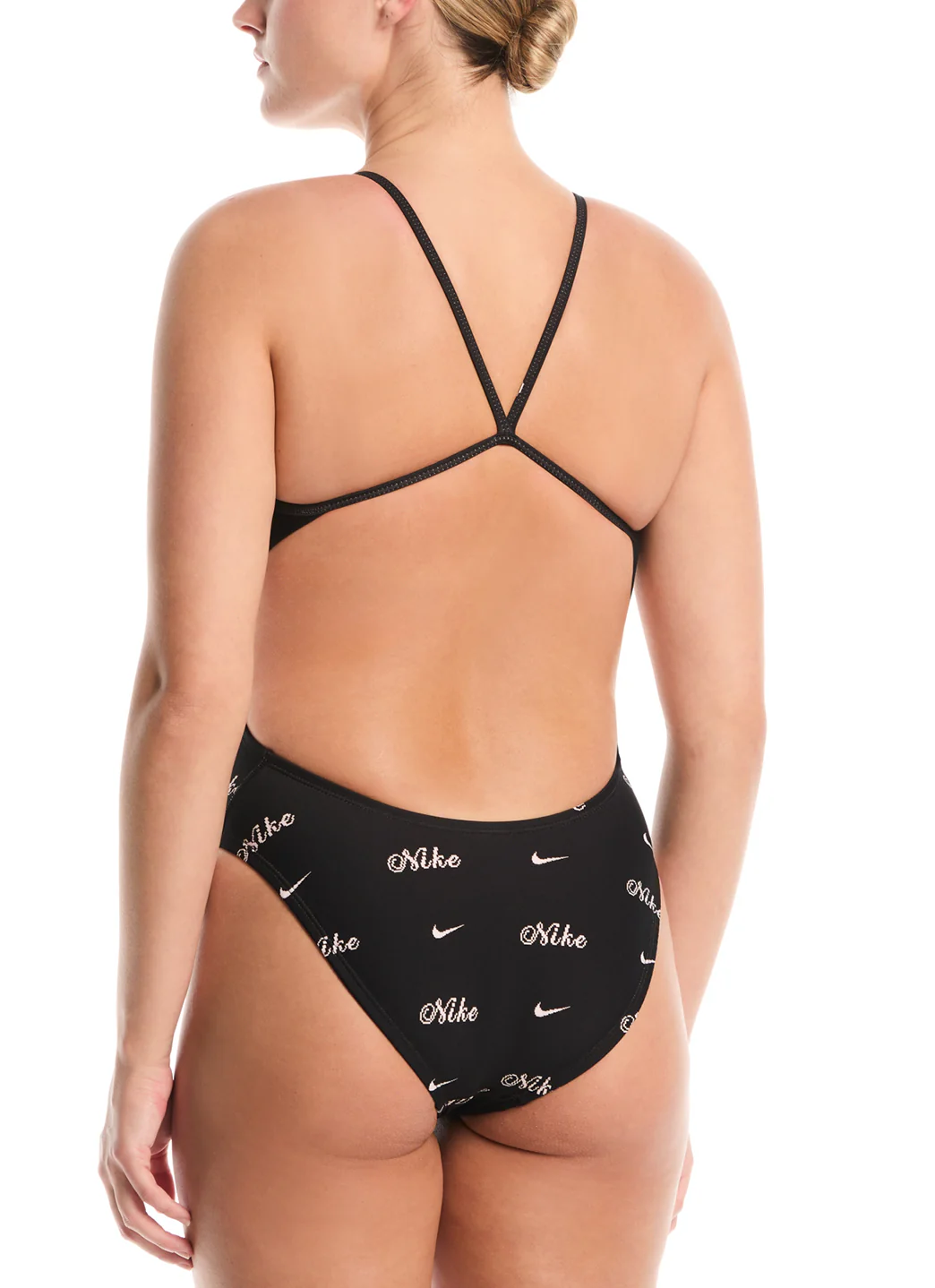 Nike Women's HydraStrong Multi Print Cutout One Piece Swimsuit - Image 4