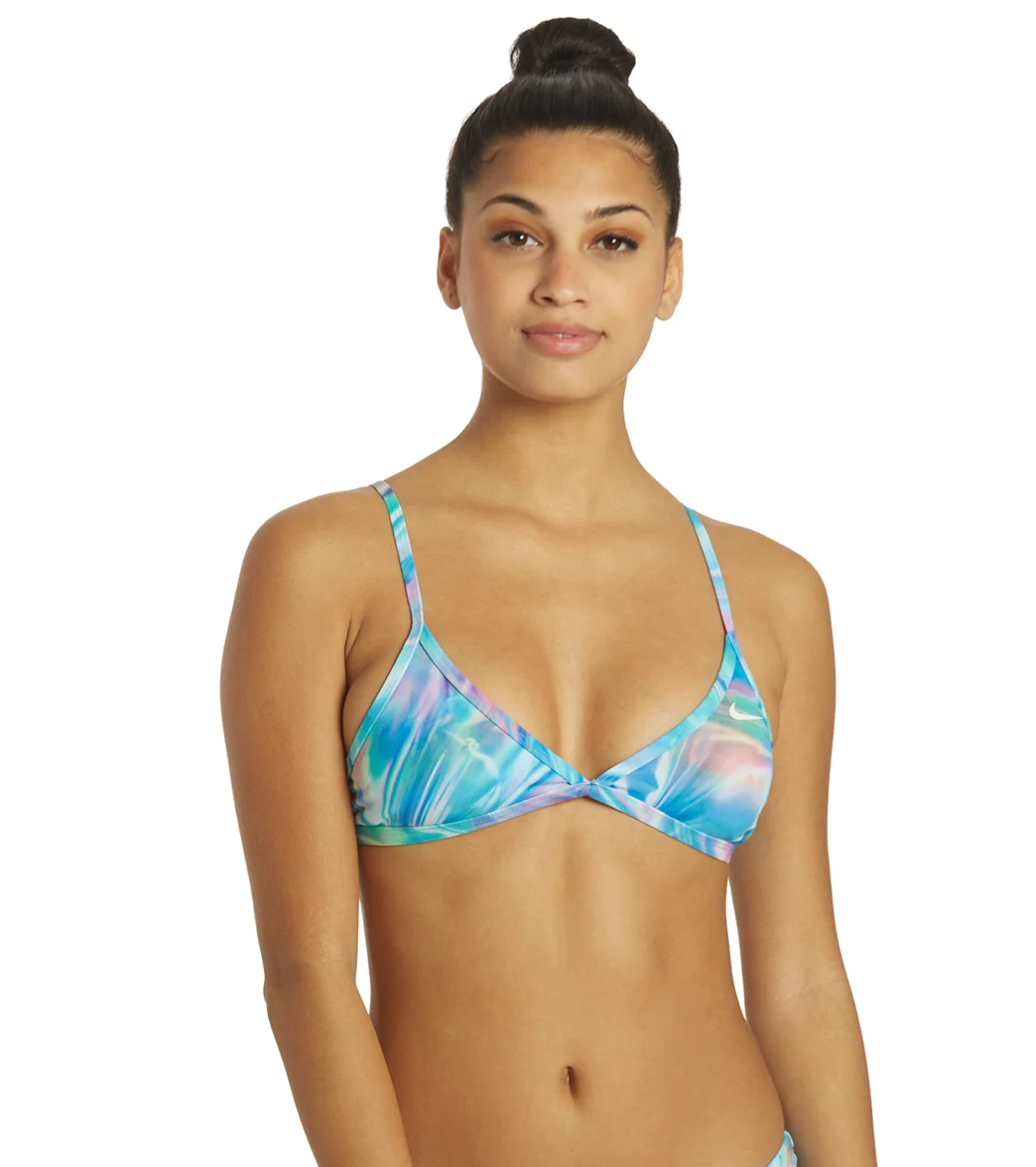 Nike Women's HydraStrong Multiple Print Tie Back Bikini Top - Image 14