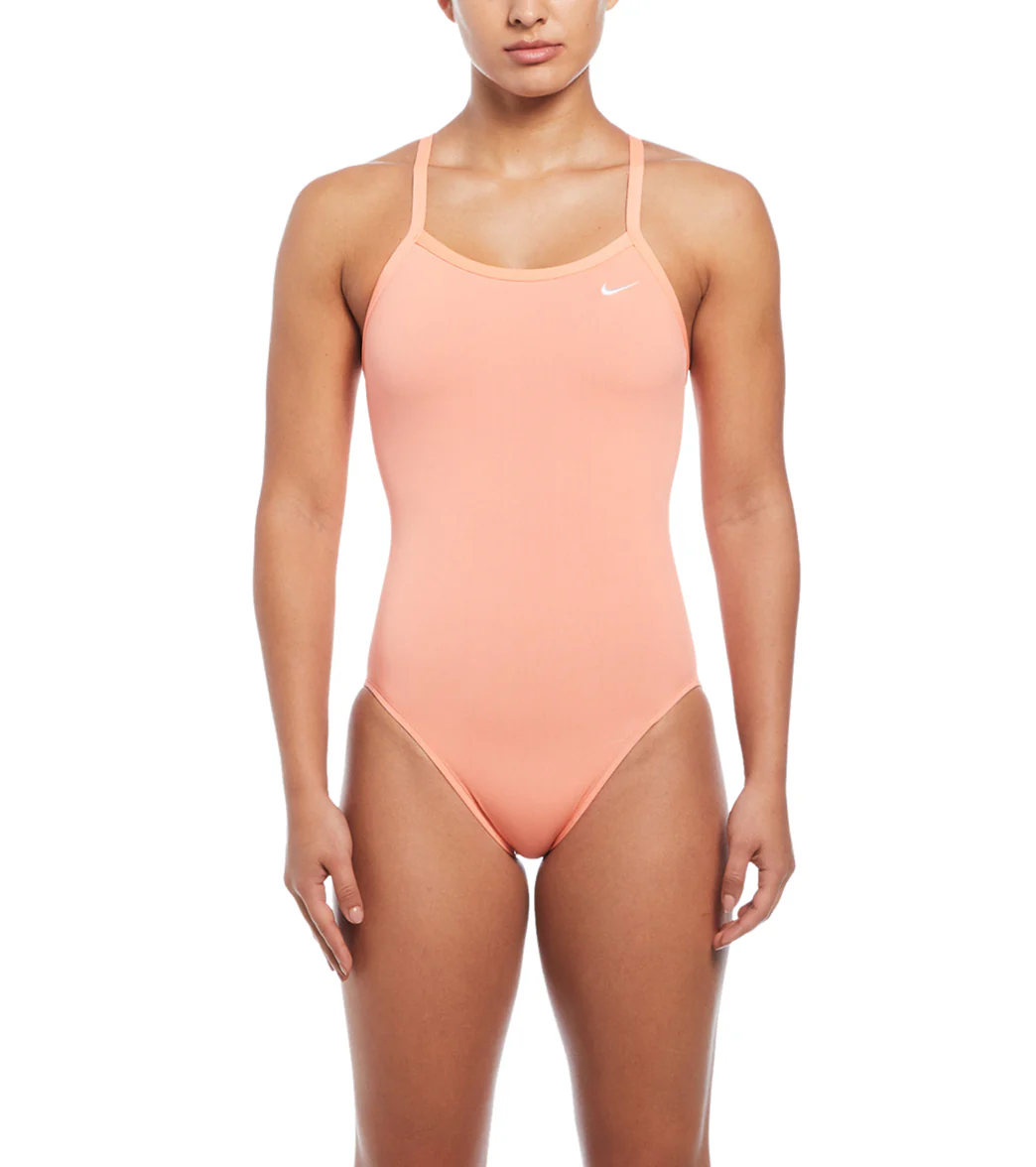 Nike Women's HydraStrong Solid Poly Racer Back One Piece Swimsuit - Image 32