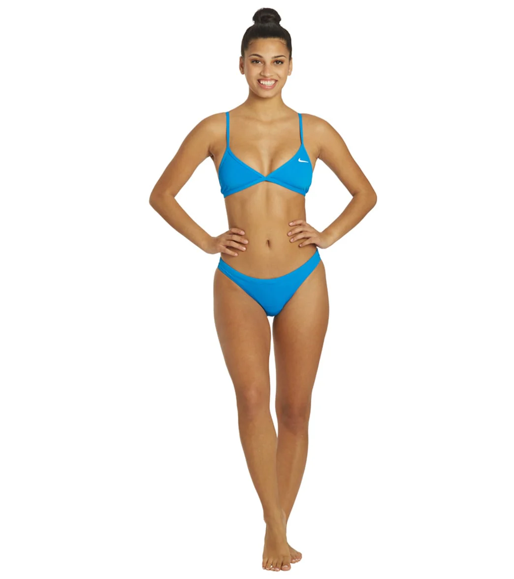 Nike Women's HydraStrong Solid Tie Back Bikini Top - Image 13