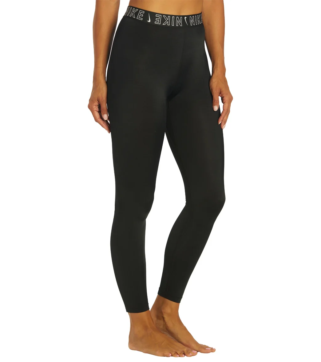 Nike Women's Logo Tape Swim Leggings - Image 9