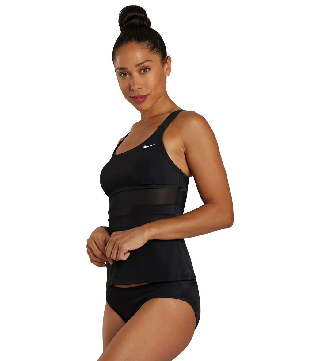 Nike Women's Mesh V Back Two Piece Tankini Set - Image 4