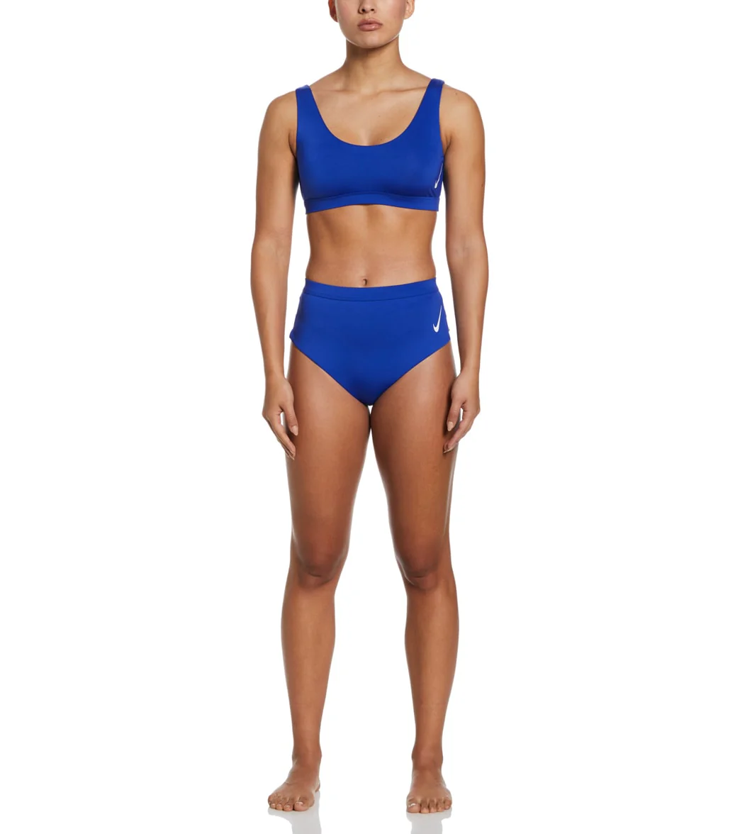 Nike Women's Sneakerkini High Waist Cheeky Bikini Bottom - Image 10