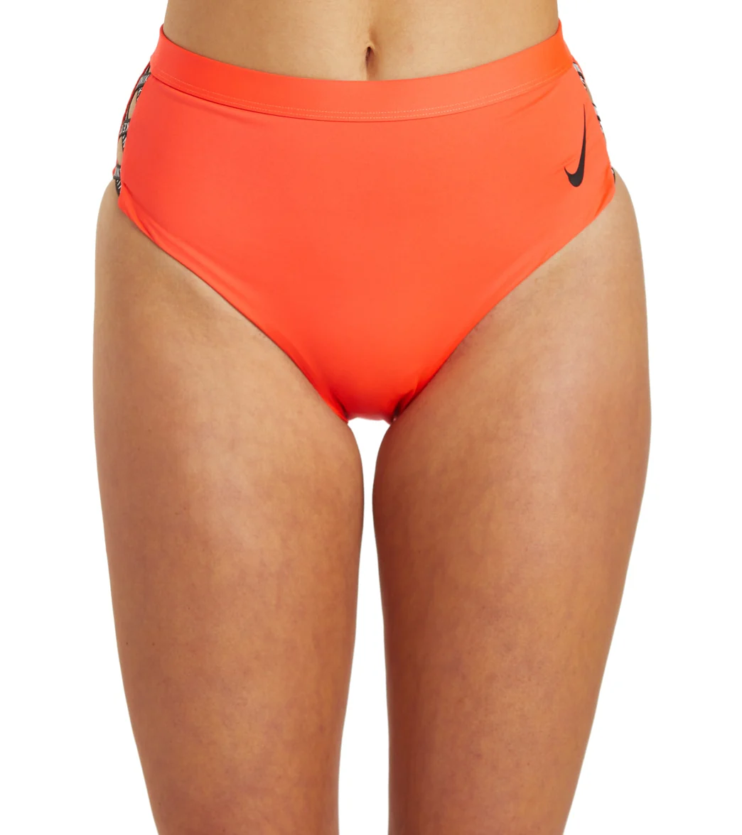 Nike Women's Sneakerkini High Waist Cheeky Bikini Bottom - Image 20