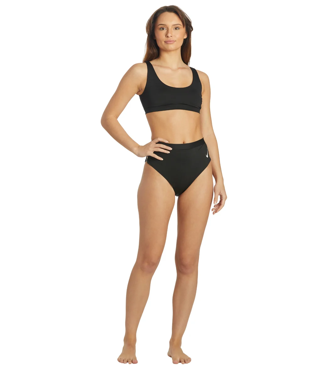 Nike Women's Sneakerkini High Waist Cheeky Bikini Bottom - Image 37