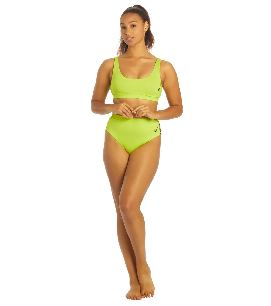 Nike Women's Sneakerkini High Waist Cheeky Bikini Bottom - Image 4