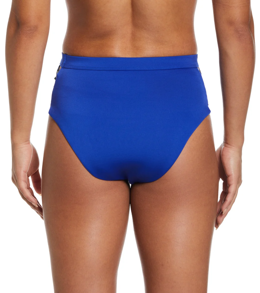 Nike Women's Sneakerkini High Waist Cheeky Bikini Bottom - Image 9