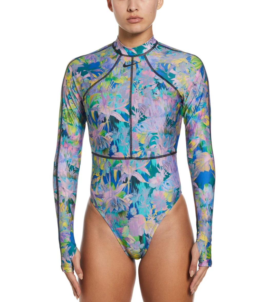 Nike Women's Victory Long Sleeve One Piece Swimsuit - Image 10