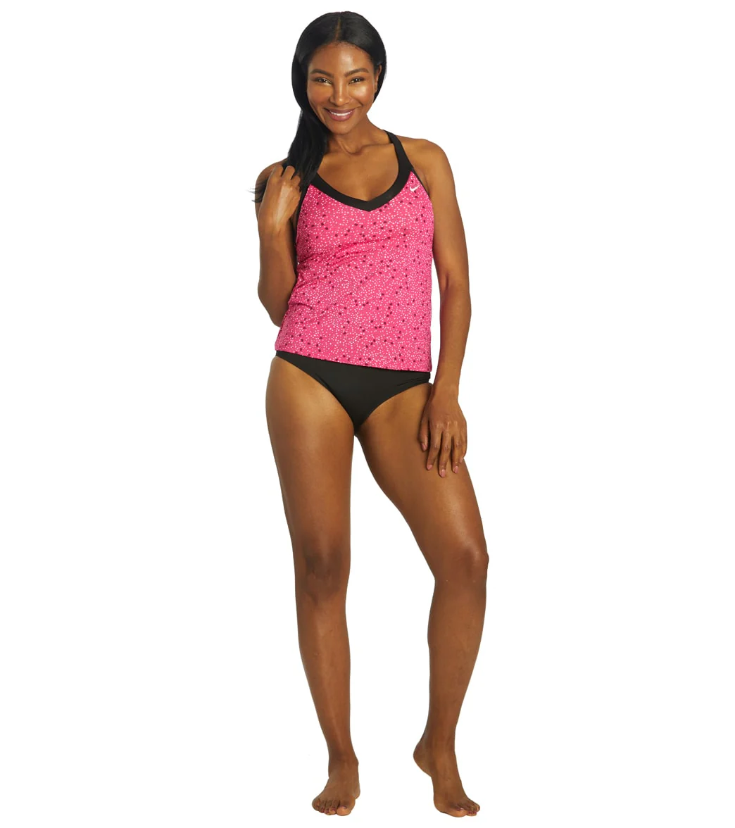Nike Women's Water Dots V-Neck Tankini Top - Image 4
