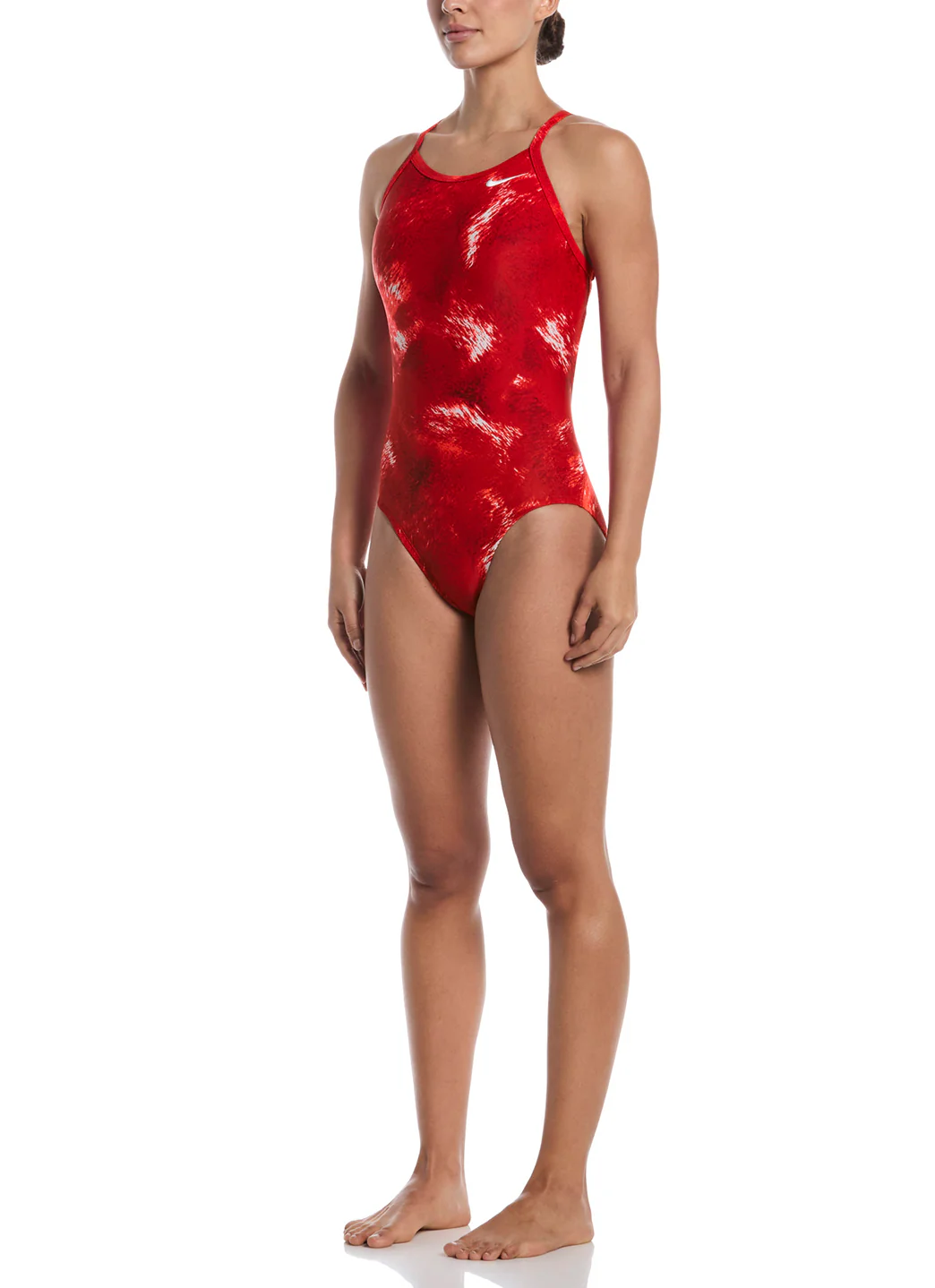 Nike Women's Watercolor Racerback One piece Swimsuit - Image 11