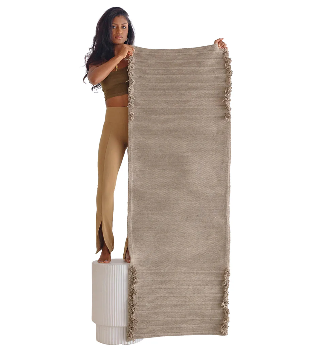 Oko Living Organic Cotton Travel Yoga Rug - Image 7
