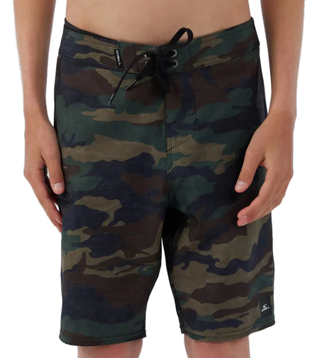 O'Neill Boys' 17" Hyperfreak Heat Camo Board Shorts (Big Kid) - Image 11