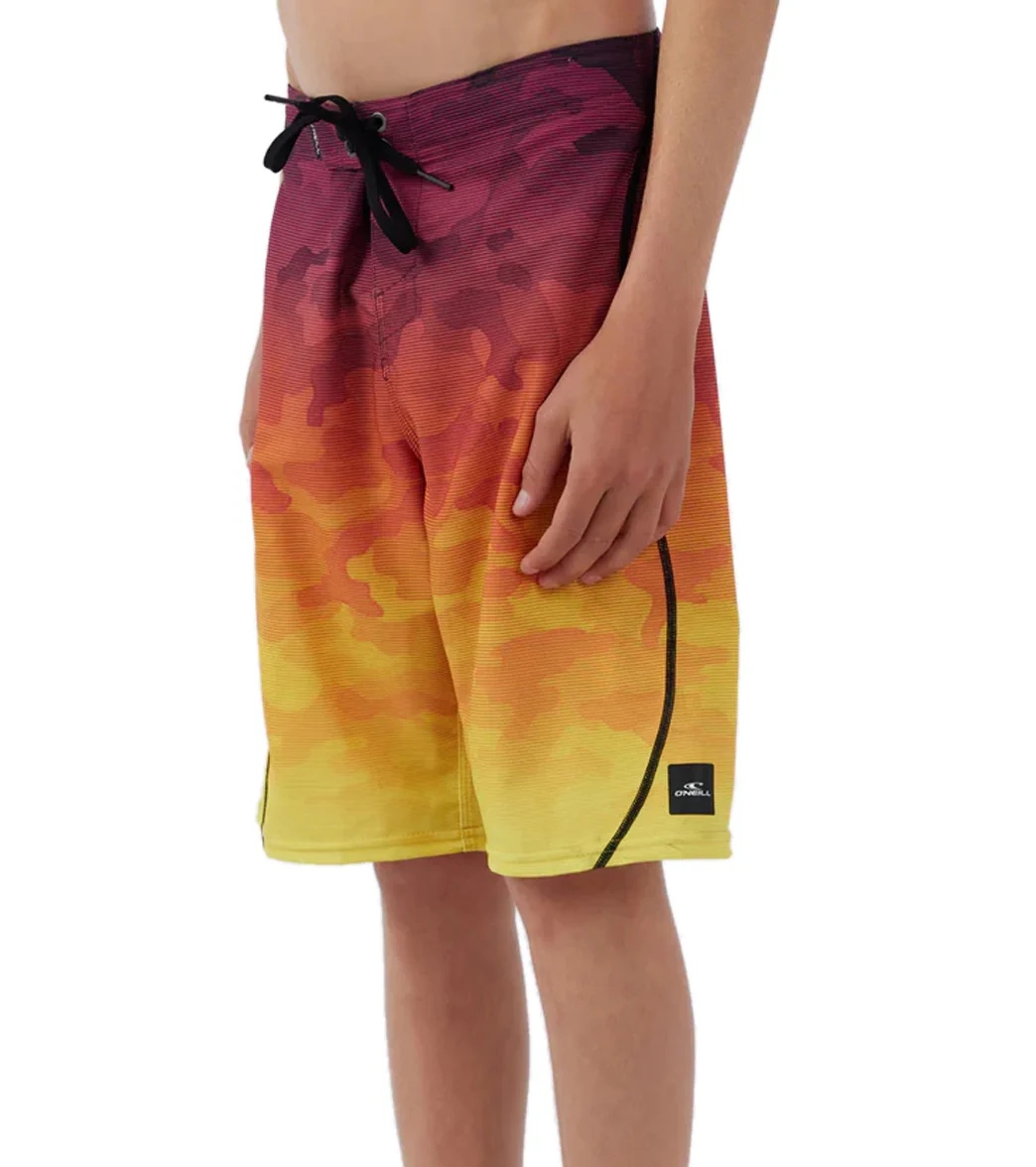 O'Neill Boys' 18" Hyperfreak S Seam Fade Board Shorts (Big Kid) - Image 7