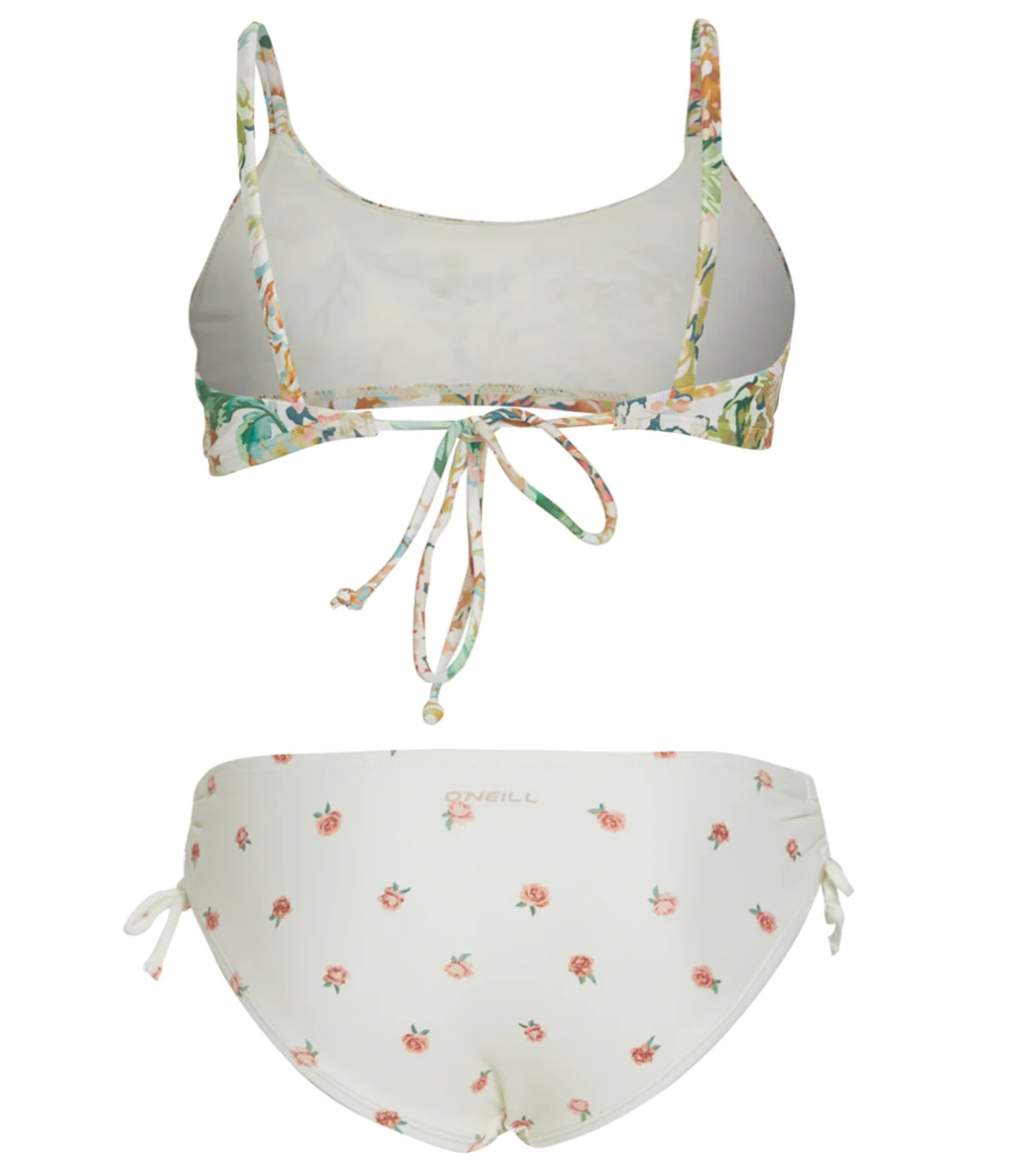 O'Neill Girls' Arden Floral Scoop Bralette Swim Set (Little Kid, Big Kid) - Image 2