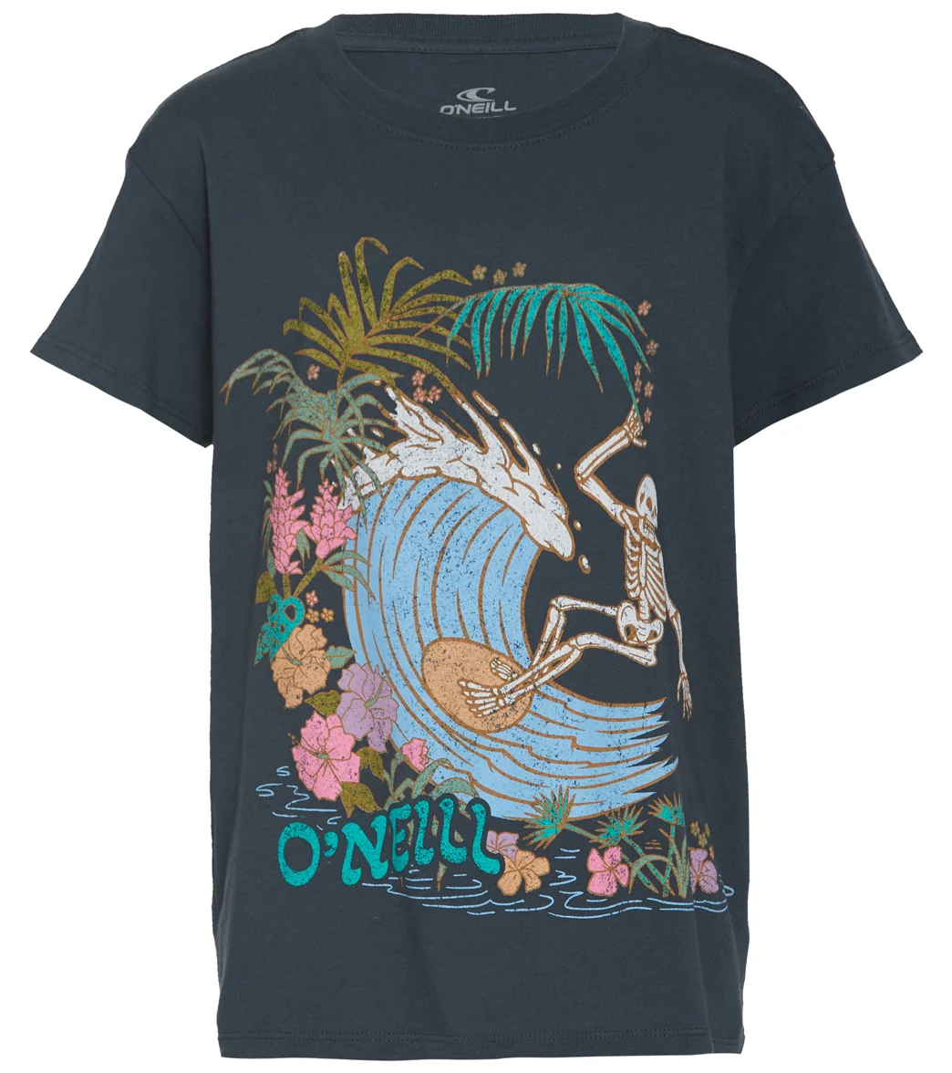 O'Neill Girls' Seas The Day Short Sleeve Tee (Little Kid, Big Kid) - Image 5