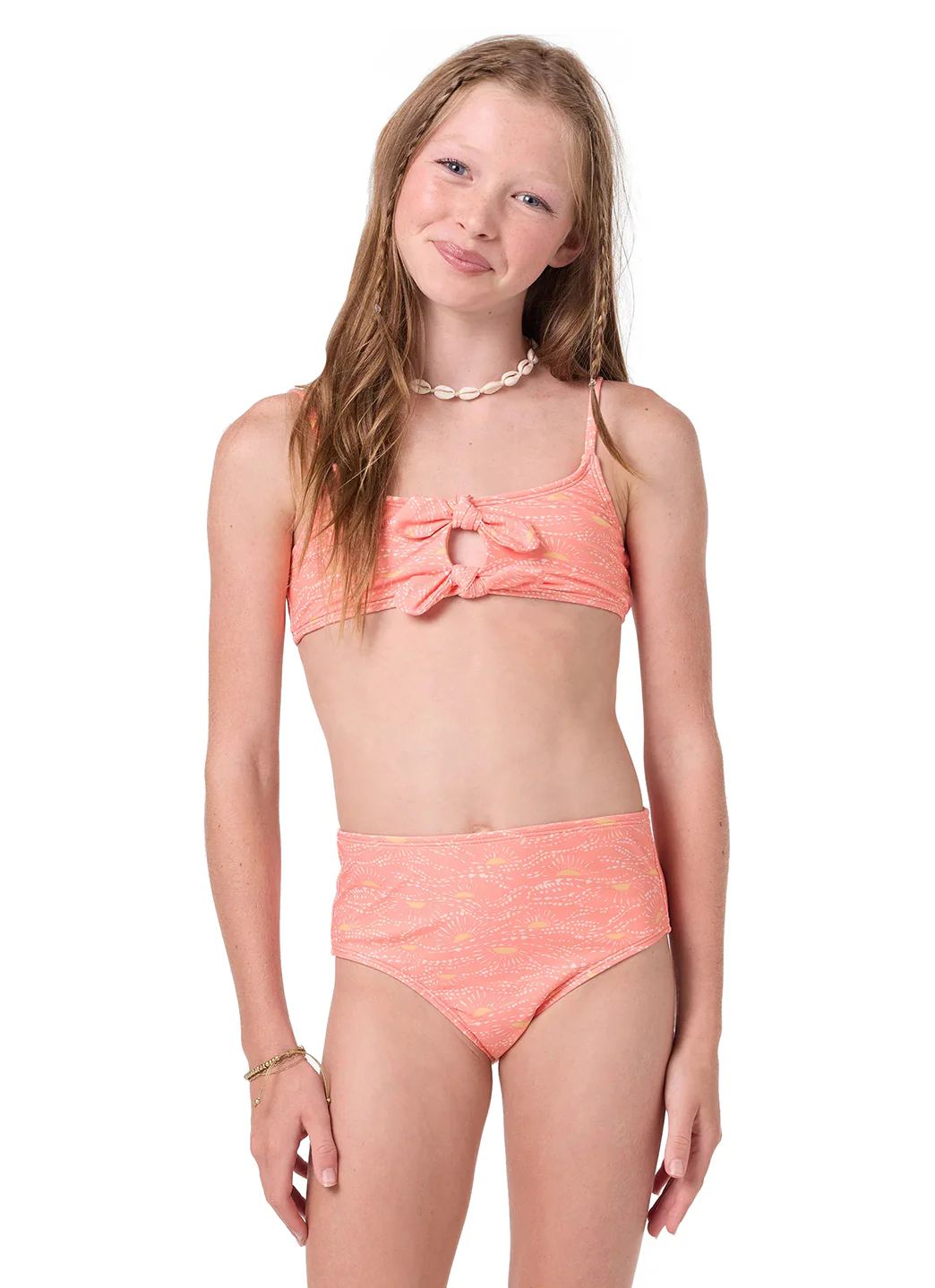 O'Neill Girls' Sunshine Hanky Tank Two Piece Bikini Set (Big Kid) - Image 3