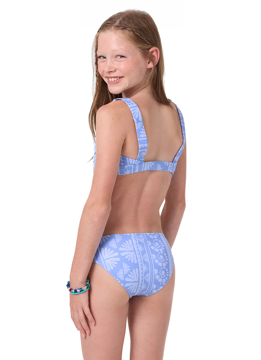 O'Neill Girls' Surf Abstract Square Neck Tank Two Piece Bikini Set (Big Kid) - Image 5