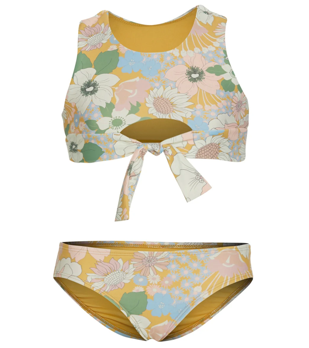 O'Neill Girls' Twiggy Banded Tie Front Swim Set (Little Kid, Big Kid) - Image 4